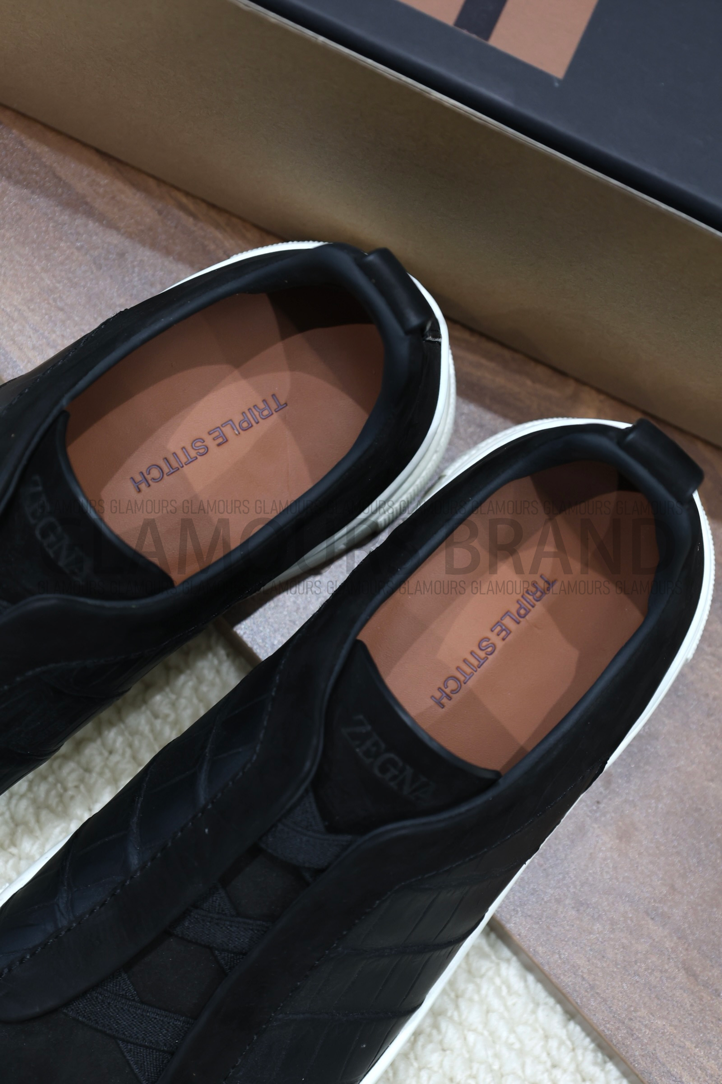 SECOND SKIN MEN’S SNEAKERS – CROCODILE LEATHE